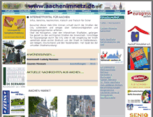 Tablet Screenshot of aachen-markt.de